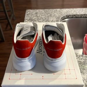 White and Red Lush Alexander Mcqueens